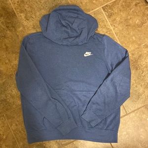Blue Nike Cowl Neck Hoodie